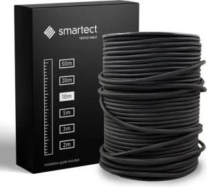 smartect Textilkabel Schwarz 10 Meter -