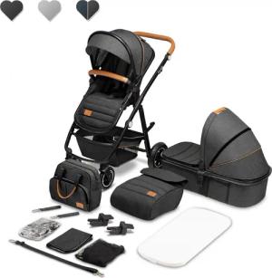 lionelo Kombi-Kinderwagen Amber 2in1,  Tasche