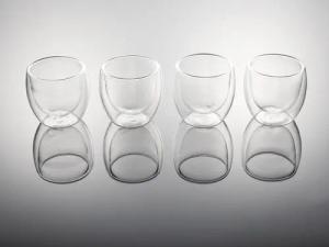 Hanseküche Espressoglas Doppelwandige Espressotassen 4er Set