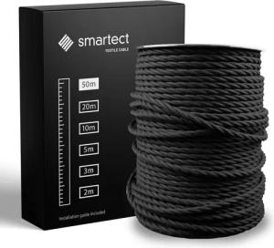 smartect smartect Textilkabel Twisted Stromkabel, (5000