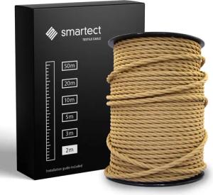 smartect smartect Textilkabel Twisted Stromkabel, (200