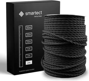 smartect smartect Textilkabel Twisted Stromkabel, (200