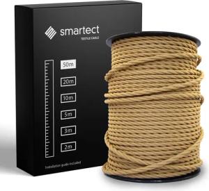 smartect smartect Textilkabel Twisted Stromkabel, (5000