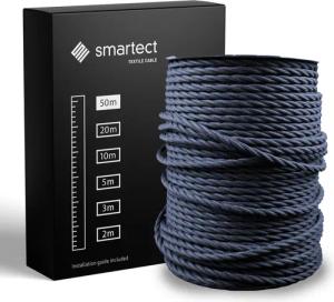 smartect smartect Textilkabel Twisted Stromkabel, (5000