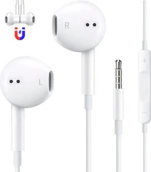 BRAIDOL Kopfhörer, HiFi-Stereo-In-Ear-Kopfhörer mit Mikrofon In-Ear-Kopfhörer