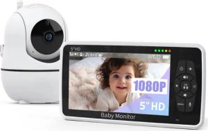 BRAIDOL Video-Babyphone Babyphone mit Kamera, 355°/120°