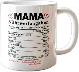 Giftandprint Tasse für Mutter- Mama Tasse