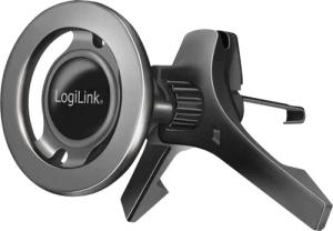 LogiLink Handy-Halterung Magnetischer-3-Punkt-Smartphone-Halter, (360° drehbar, Magnetbefestigung)