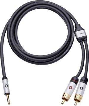 Oehlbach iConnect Klinke/Cinch Anschlusskabel Audio- &
