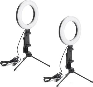 HAC24 Ringlicht LED Handy Ringlampe Smartphone