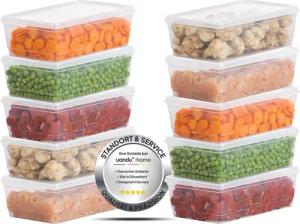 uandu home Frischhaltedose Gefrierbox Set, Frischhaltedosen