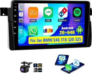 ESSGOO 32/64G 9'' Android 14 GPS