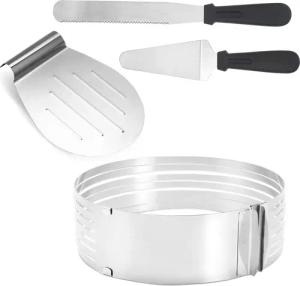 Clanmacy Tortenbodenteiler 4tlg Torten Set aus