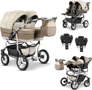 BabyMerc Zwillingswagen Twin Star 5 in