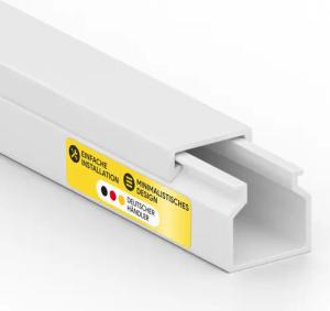 tktrading24 Kabelkanal Kabelleiste aus hochwertigem PVC