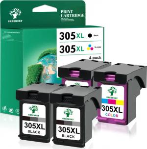 Greensky 4er-pack 305 Druckerpatronen Kompatibel für