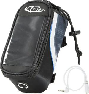 tectake Fahrradtasche Satteltasche mit Rahmen-Befestigung für
