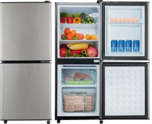 Merax Kühlschrank Kühl-/Gefrierkombination BCD-106W, 101.8 cm