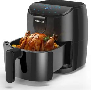Aigostar Heißluftfritteuse 4L, 9 Programme, LED-Touchscreen,