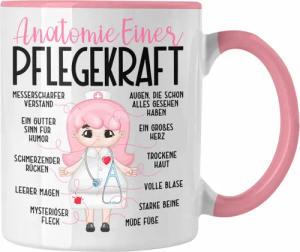 Trendation Tasse Pflegefachkraft Tasse Geschenk Anatomie