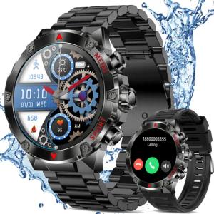 Fanttik Smartwatch Herren mit Telefonfunktion, 400mAh