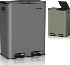 MAXCRAFT Biomülleimer Mülleimer 60 Liter Treteimer