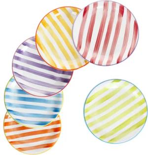 MamboCat Frühstücksteller Summer Stripes 6er Set
