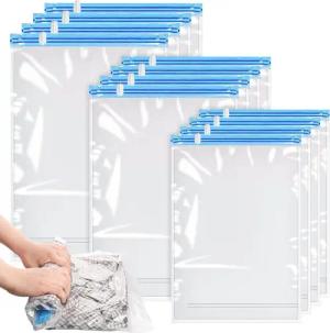 ZEUOPQ Vakuumierbeutel 12 Stück Vakuumbeutel für