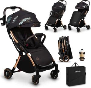 lionelo Kinder-Buggy JULIE ONE, Fußdecke,Getränkehalter,bis 22KG