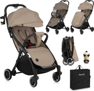 lionelo Kinder-Buggy JULIE ONE, Fußdecke,Getränkehalter,bis 22KG