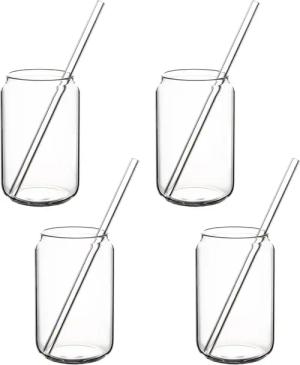 Hanseküche Gläser-Set Trinkgläser Set, Borosilikatglas, mit