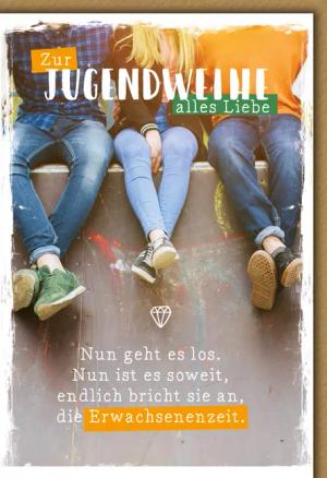 Verlag Dominique Grußkarten Jugendweihe - Karte