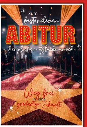 Verlag Dominique Grußkarten Abitur - Karte