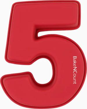 BakeNCount Backform BakeNCount Kuchen Backformen-Set Zahlen,