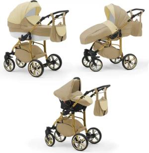 BabyMerc Kombi-Kinderwagen Neo Gold 4 in