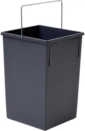 Hailo Einbaumülleimer Hailo Inneneimer 1008879 dunkelgrau