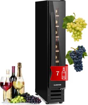 Klarstein Weinkühlschrank, für 7 Standardflaschen á