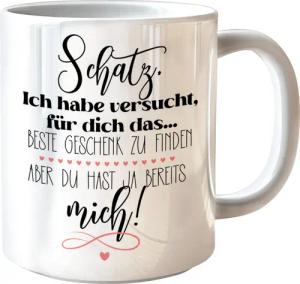 Giftandprint Tasse Lieblingsmensch Valentinstag Valentinstaggeschenk Liebe