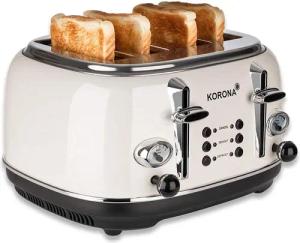 KORONA Toaster Retro Toaster 4 Scheiben,