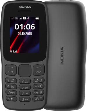 Nokia Nokia 106-Black Handy (4,57 cm/1,8