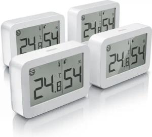 BEARWARE Innenwetterstation (Haltemagneten, Thermometer Hygrometer, Temperatur