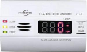 Protector CO-Gasmelder mit LED-Anzeige, Gasmelder