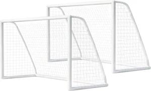 TLGREEN Fußballtor Verdickter PVC-Rahmen mit Schnappsystem