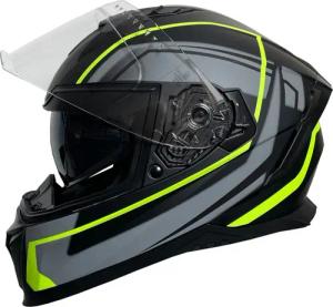 RALLOX Helmets Motorradhelm Integralhelm 69-G neon
