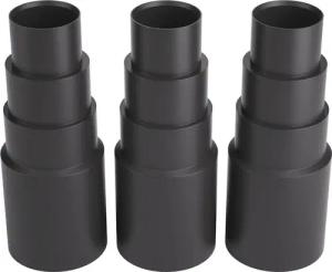 BAUHELD Staubsaugerrohr-Adapter Schwarz PVC-Gummi, Zubehör für