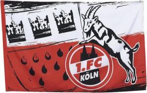 1. FC Köln Fahne Fahne Wappen