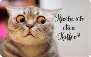 Frühstücksbrett Katze - Frühstücksbrettchen - Rieche