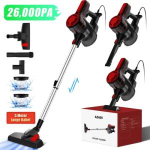 Hiazurm Akku-Hand-und Stielstaubsauger Kabelstaubsauger 26000PA, 2