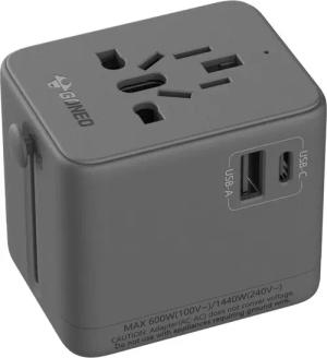 GONEO universal Reisestecker internationaler Reiseadapter AC