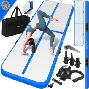 KESSER Turnmatte, Turnmatte Aufblasbar Airtrack Fitness-Matte